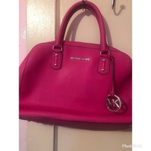 Pink Michael Kors satchel